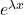 e^{\lambda x}