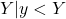 Y | y < Y